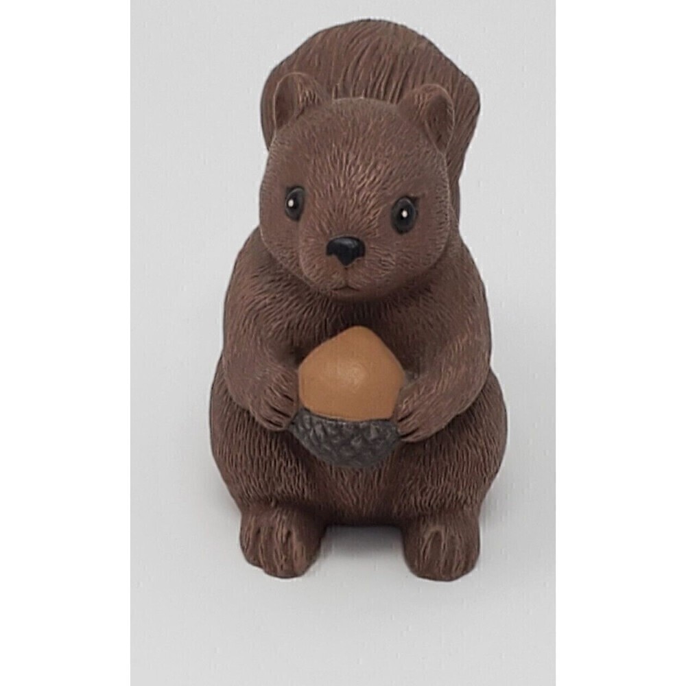 BILLIE PORTER NEWBORNS COLLECTIBLE BROWN SQUIRREL FIGURINE